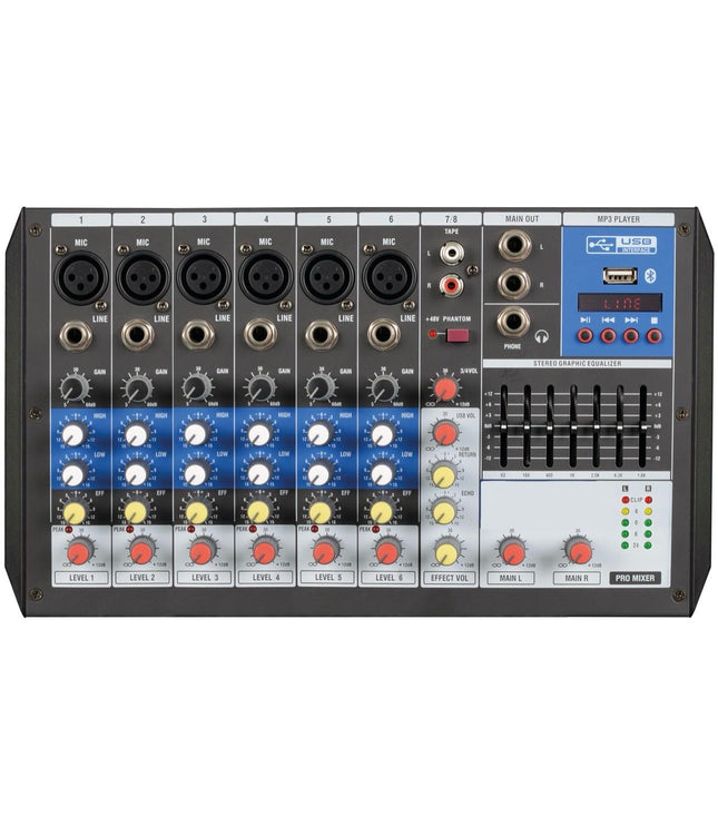 Glemm MXM 08 - 8 ch. Microphone Mixer