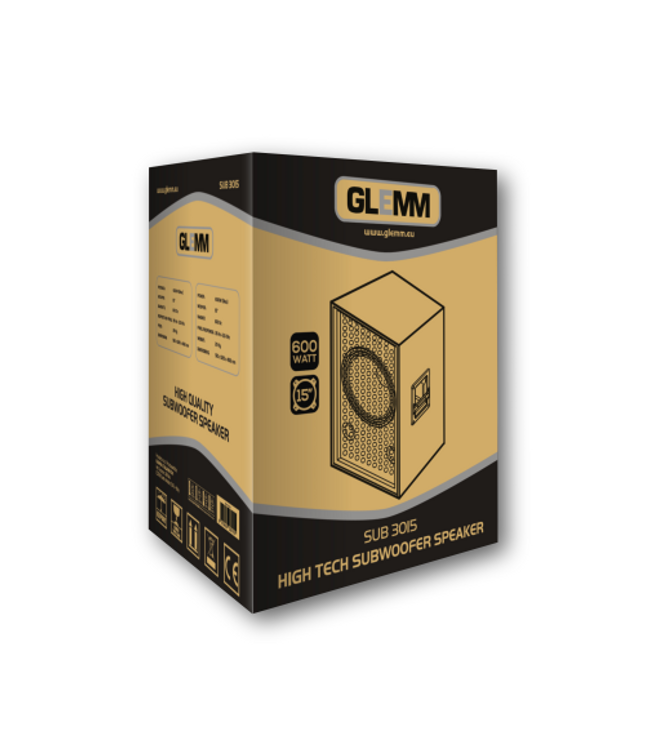 GLEMM SUB 3015 Subwoofer | 600W passive subwoofer