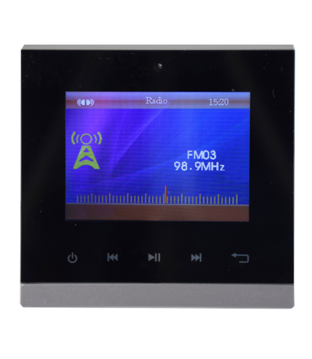 GLEMM PA 580 | 50W color display in-wall amplifier