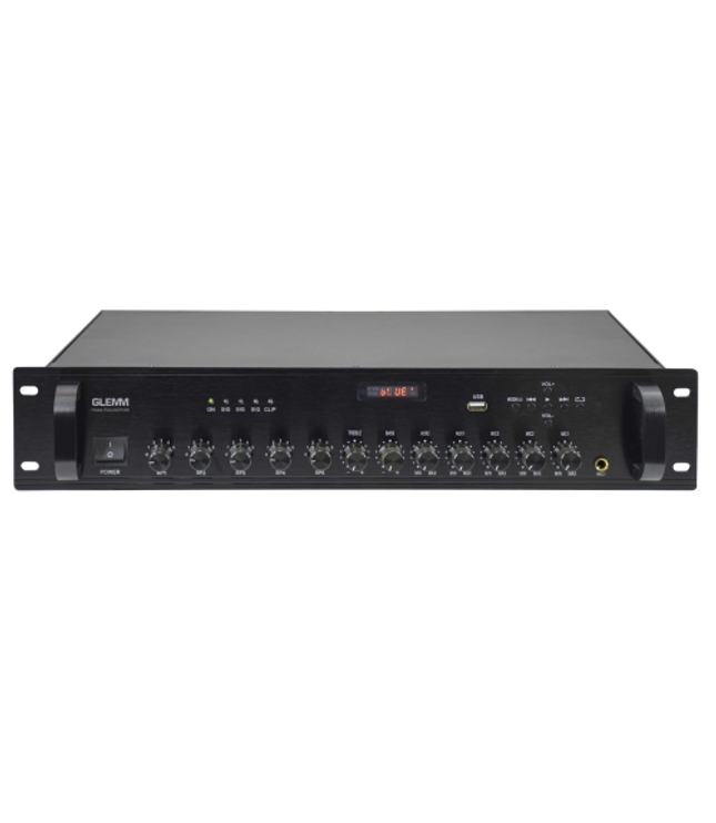 GLEMM PAA 160TMZB | PA Amplifier 160W - 5 Zones