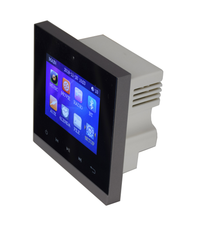 GLEMM PA 580 | 50W color display in-wall amplifier