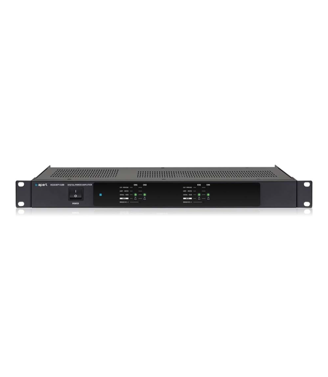 Biamp/Commercial REVAMP4100 Audio Power Amplifier 4 x 100 Watts (RMS @ 4 Ohms) class D