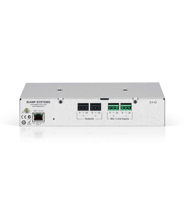 Biamp EX-IO | Tesira 2 channel mic/line input & 2 channel mic/line output expande