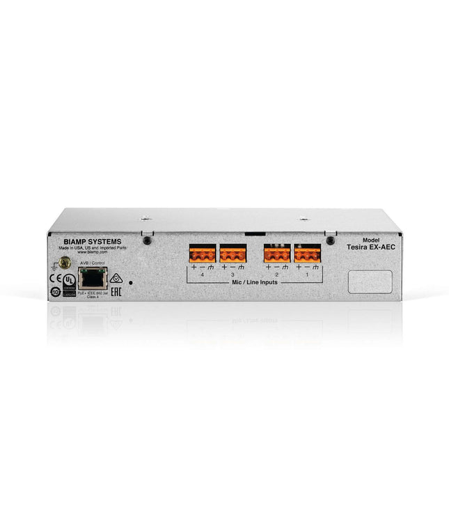 Biamp EX-AEC | Tesira 4 channel mic/line input expander with AEC and PoE