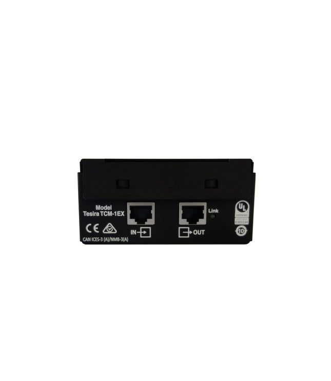 Biamp TCM-1EX-W Expansion AVB Beamtracking ceiling microphone