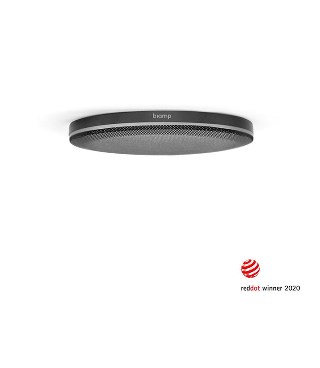 Biamp TCM-XEX-B Expansion AVB Beamtracking ceiling microphone, surface mount