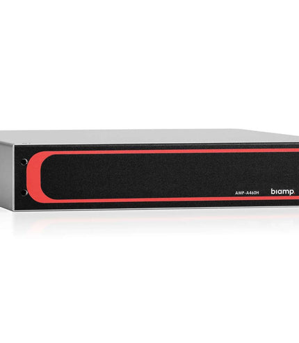 Biamp A460H | Tesira 4 channel, 60W half-rack amplifier with mounting bracket