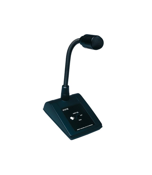 Biamp APART MICPAT-D - Dynamic paging microphone with gooseneck and priority switch