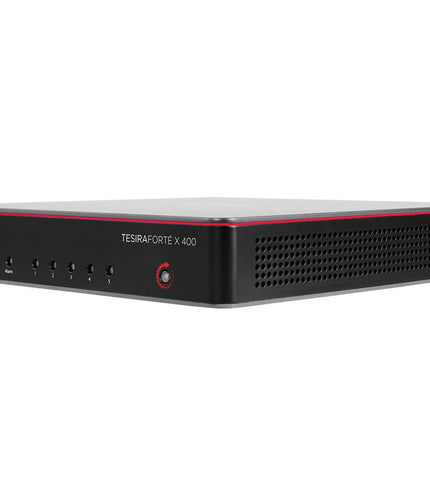 Biamp TesiraFORTE X 400 | Meeting Room DSP with 4 integrated PoE+ ports