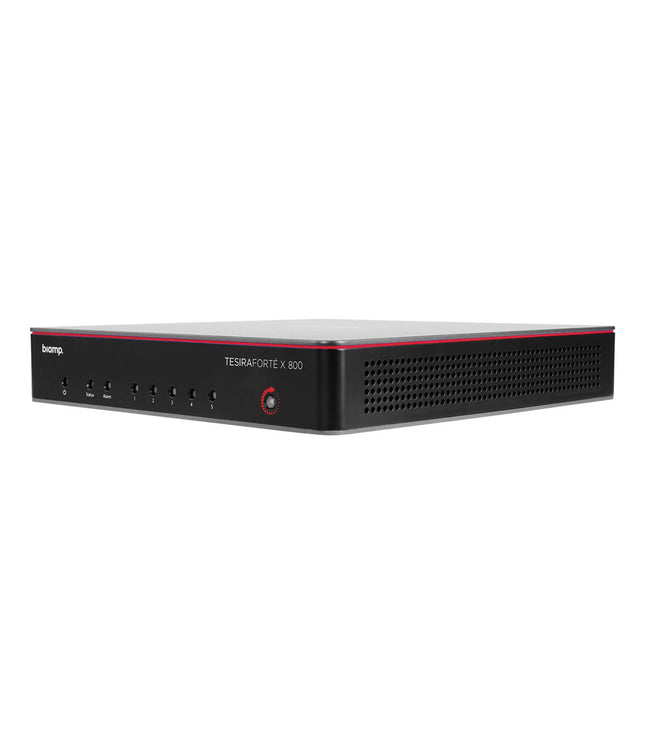 Biamp TesiraFORTE X 800 | Meeting Room DSP with 4 integrated PoE+ ports
