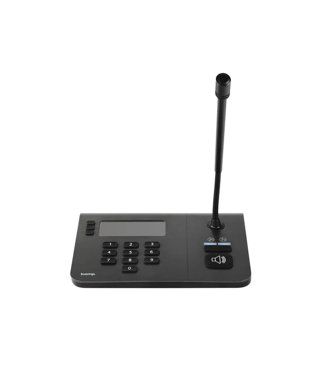 Biamp NPX-G1100 | 10-Button Paging Station with Gooseneck Mic