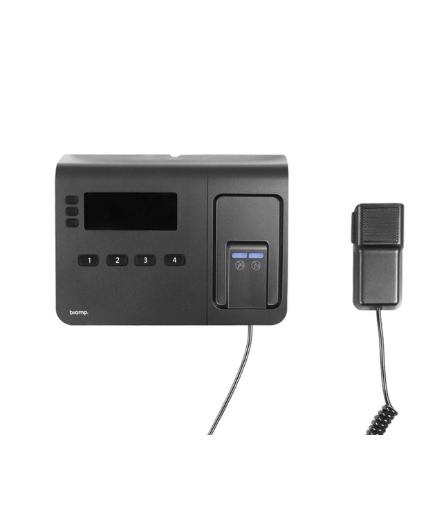Biamp NPX-H1040 | 4-Button Paging Station with Handheld Mic