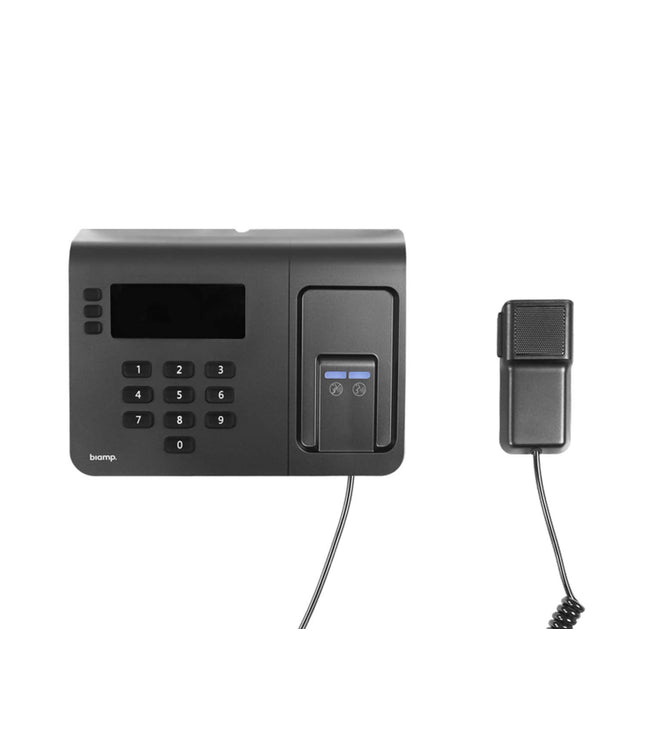 Biamp NPX-H1100 | 10-Button Paging Station with Handheld Mic