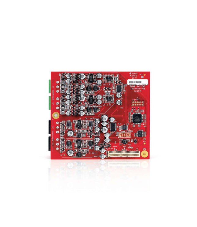 Biamp EIOC4CK | Tesira 2 channel mic/line input & 2 channel mic/line output card kit for the EX-MOD.