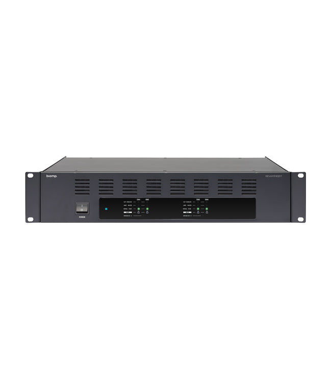Biamp REVAMP 4120T - 4 Channel class D amplifier 4 x 120 Watts (& 70/100 Volts)
