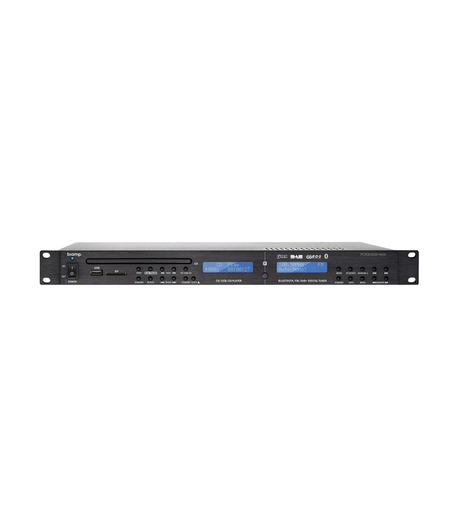 Biamp PCR3000 MKIII,RDS Tuner / CD / USB / SD-card /Bluetooth, RS232 1U
