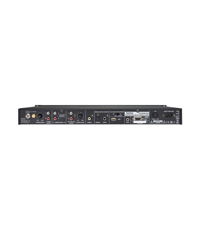 Biamp PCR3000 MKIII,RDS Tuner / CD / USB / SD-card /Bluetooth, RS232 1U