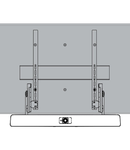 Biamp PMA 2000-DM - Mount kit for Parlé 2000 series bars