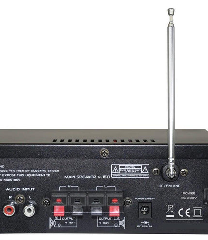 Glemm PA 2362 BT Amplifier 2X30 Watt [FM - MP3 - Bluetooth]