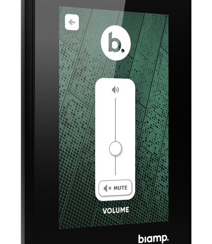 Biamp Apprimo Touch 4 | 4-inch touch panel for small conference and meeting rooms