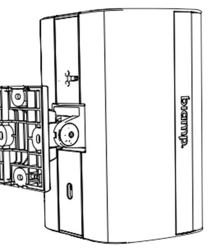 Biamp CMX-SM-W - Surface mount accessory for the Desono CMX loudspeaker.