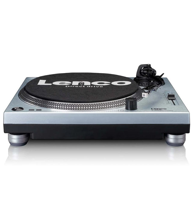 Lenco Direct Drive Turntable L-3809 Metallic