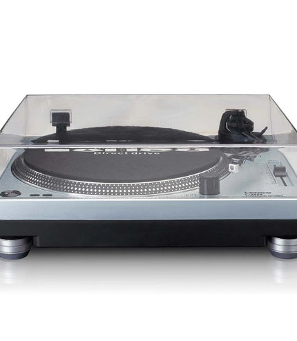 Lenco Direct Drive Turntable L-3809 Metallic