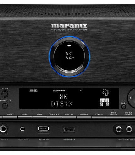 Marantz SR8015 AV RECEIVER - 9x 200 Watts RMS 6 Ohms- 8K HDMI 2.1