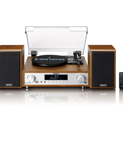 Lenco HiFi Stereo System with Record Player MC-160