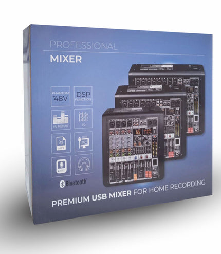 Glemm MXD 08 - 8 ch. Microphone Mixer With DSP
