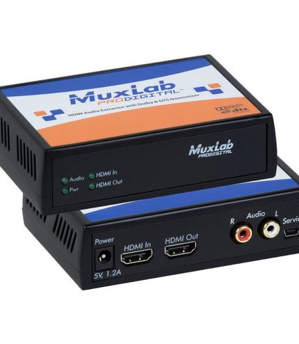 Muxlab - HDMI Audio Extractor with Dolby & DTS Downmixer