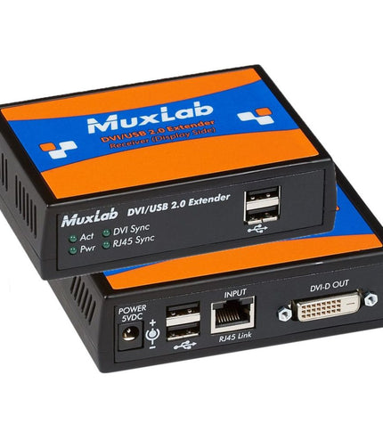 Muxlab - DVI/USB 2.0 HDBaseT Extender Kit