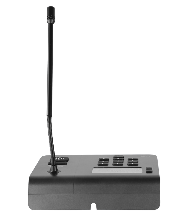 Biamp NPX-G1100 | 10-Button Paging Station with Gooseneck Mic