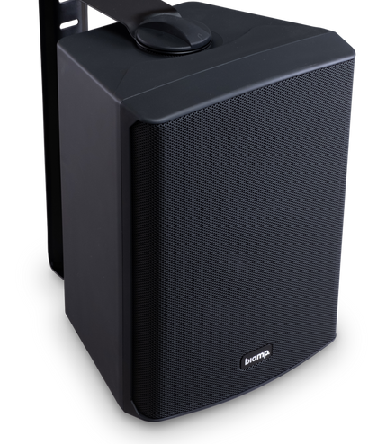Biamp SDQ5P-BL - Stereo loudspeaker set with 1 active and 1 passive loudspeaker, 2 x 30W