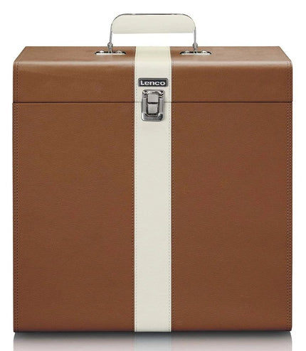Lenco Carrying Suitcase for 30 records / White