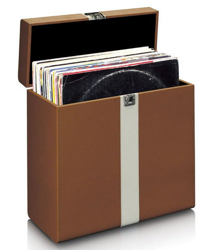 Lenco Carrying Suitcase for 30 records / White