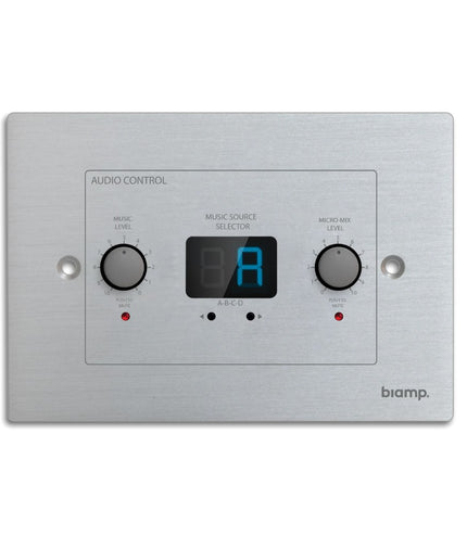 Biamp/Commercial ZONE4R Digital Wall Control Panel [for use with ZONE4 for music volume adjustment]