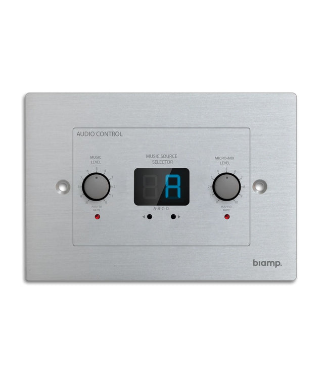 Biamp/Commercial ZONE4R Digital Wall Control Panel [for use with ZONE4 for music volume adjustment]