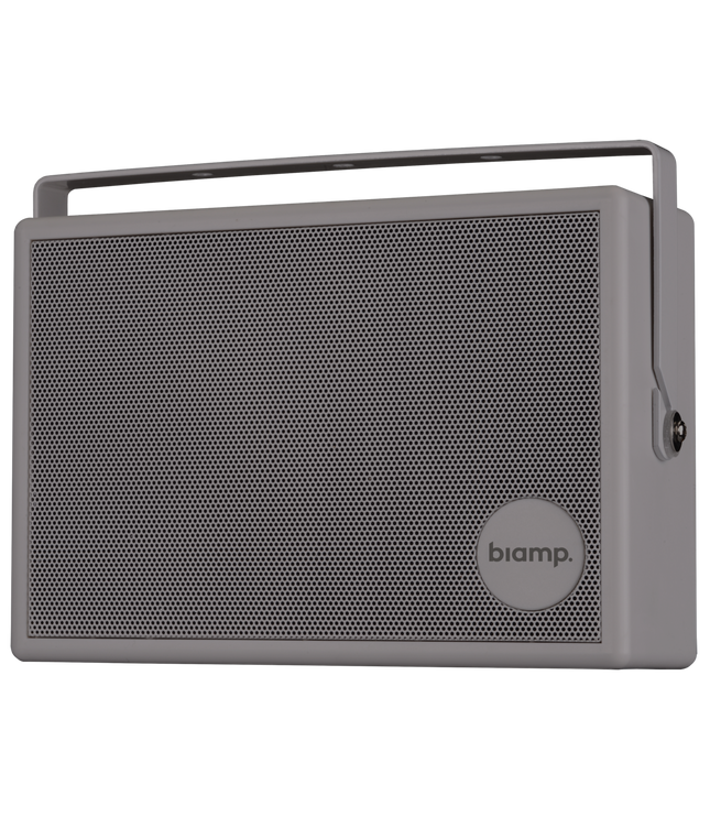 Biamp SMB6-G - APART On-wall speaker with back plate and U-bracket, 100 volt / 6 watts