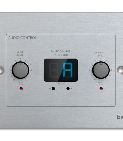 Biamp/Commercial ZONE4R Digital Wall Control Panel [for use with ZONE4 for music volume adjustment]