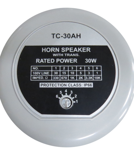 GLEMM TC 30AH | Waterproof 30W aluminium horn-speaker