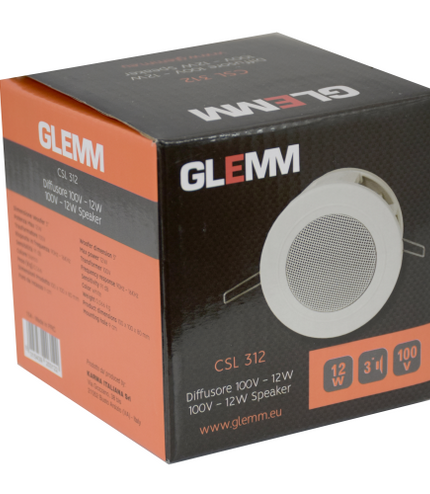 GLEMM CSL 312 | 100V - 3/6/12W Speaker