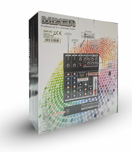 GLEMM MXP 05 | 5 channel microphone mixer