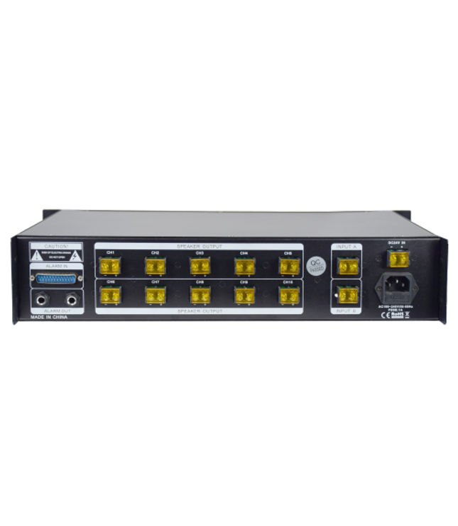 GLEMM SPK SEL10 | 10-zone 100V speaker selector