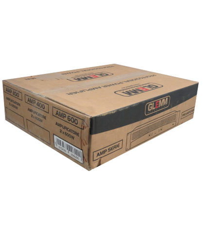 GLEMM AMP 600 | Stereo amplifier 2 x 600W