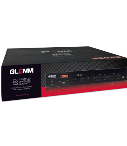 GLEMM PAA 120TMZB | PA Amplifier 120W - 3 Zones