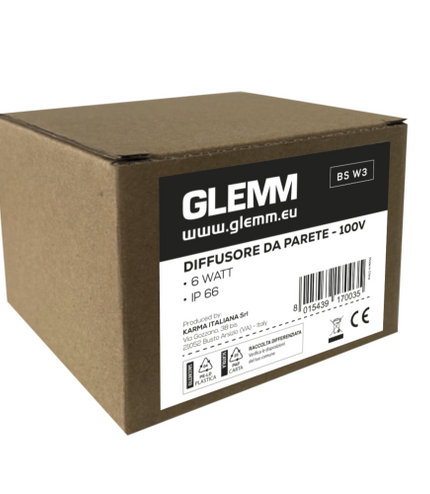 GLEMM BS W3 | 6W in-wall speaker