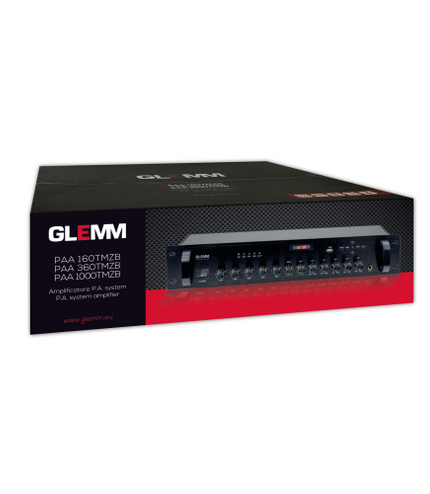 GLEMM PAA 160TMZB | PA Amplifier 160W - 5 Zones