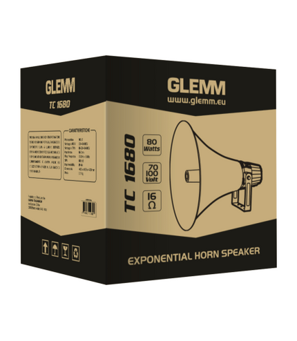 GLEMM TC 1680 | 80W Aluminum Horn with Transformer