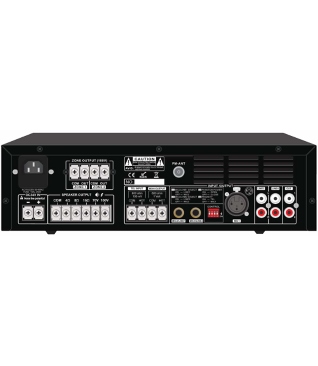 GLEMM PAA 120M2Z | 120W 2-zone amplifier